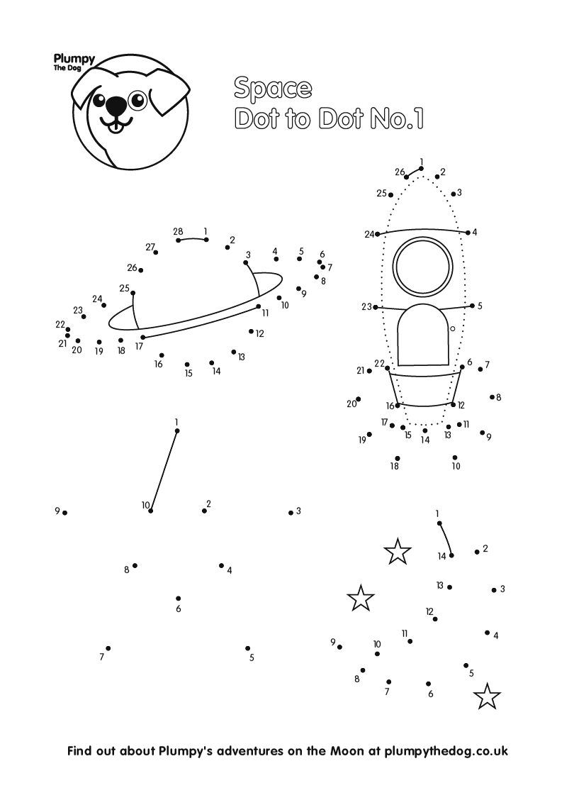 Preview of Space Dot to Dot No. 1 pdf