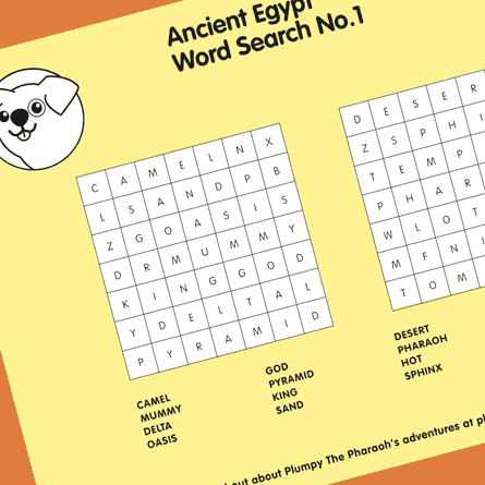 Thumbnail of Ancient Egypt Word Search No. 1 pdf