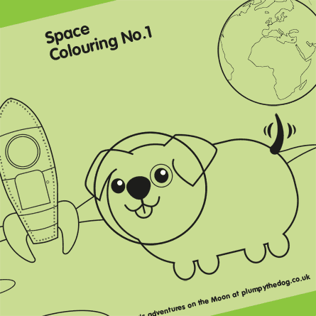 Thumbnail of Space Colouring No. 1 pdf